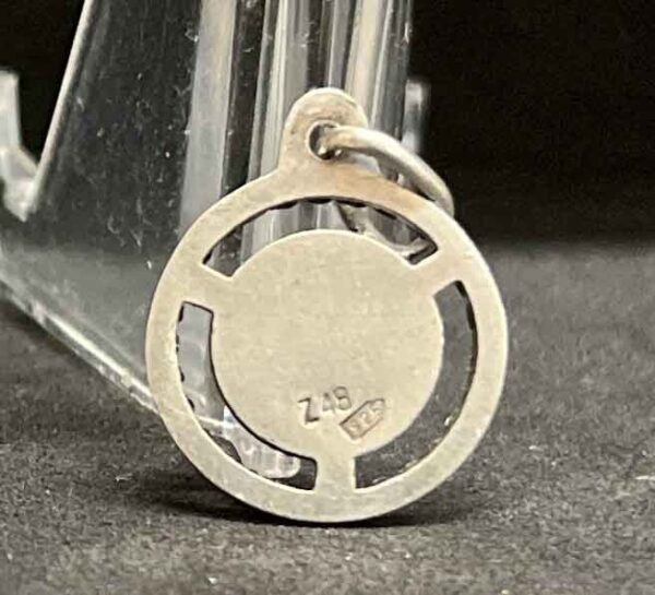 Spain 1940´ vintage Our Lady of Montserrat silver catholic medal pendant charm - Image 17