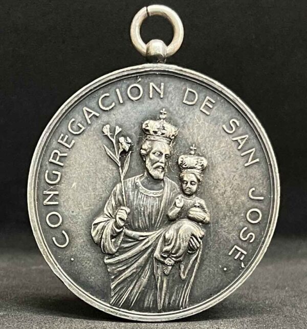 Argentina - Flores Circa 1900 Saint Joseph Congregation Basilic antique medal