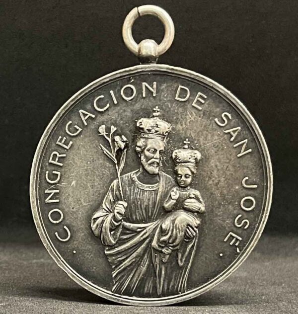 Argentina - Flores Circa 1900 Saint Joseph Congregation Basilic antique medal - Image 5