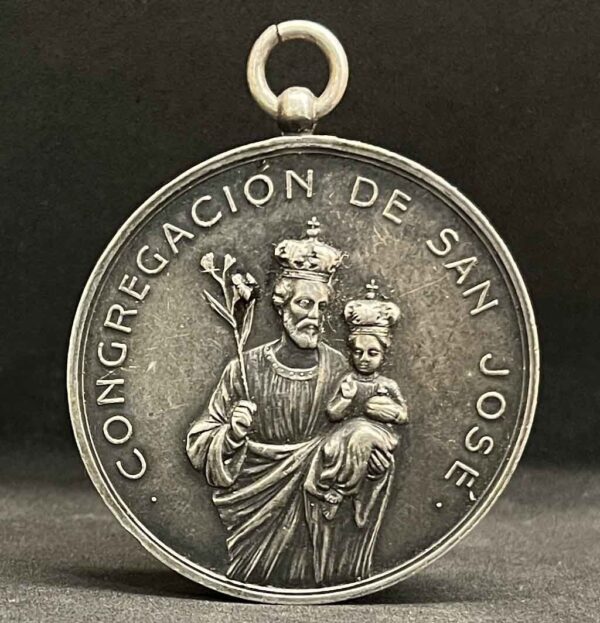 Argentina - Flores Circa 1900 Saint Joseph Congregation Basilic antique medal - Image 6
