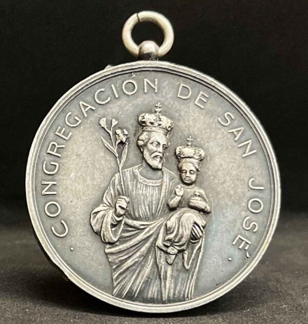 Argentina - Flores Circa 1900 Saint Joseph Congregation Basilic antique medal - Image 7