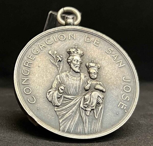 Argentina - Flores Circa 1900 Saint Joseph Congregation Basilic antique medal - Image 8