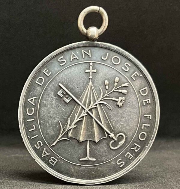 Argentina - Flores Circa 1900 Saint Joseph Congregation Basilic antique medal - Image 9
