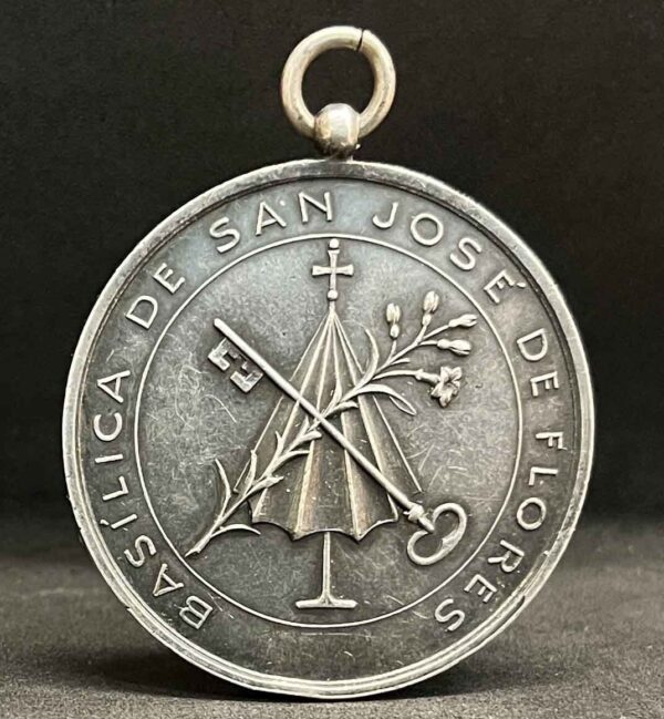 Argentina - Flores Circa 1900 Saint Joseph Congregation Basilic antique medal - Image 10