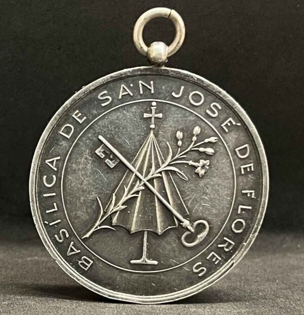 Argentina - Flores Circa 1900 Saint Joseph Congregation Basilic antique medal - Image 11