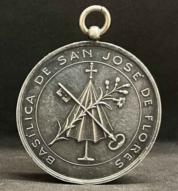 Argentina - Flores Circa 1900 Saint Joseph Congregation Basilic antique medal - Image 12