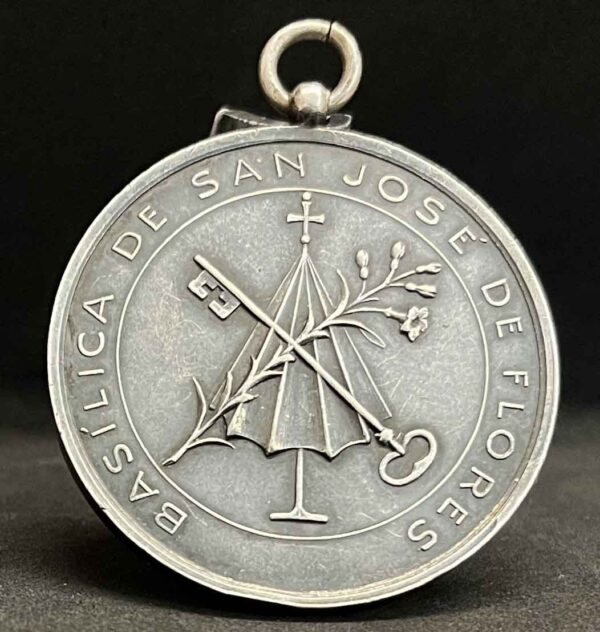 Argentina - Flores Circa 1900 Saint Joseph Congregation Basilic antique medal - Image 14