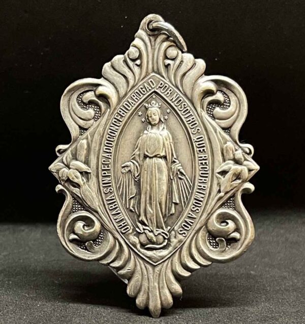OMG! Spain 1900´ Immaculate Conception Miraculous Art Nouveau amazing design - Image 6