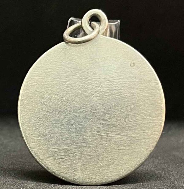 Antique Virgin Mary Medal – Cherubs – High Relief – Beautiful Design – Religious Charm - Image 2