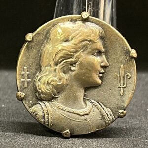 France 1900´ antique brooch Joan of Arc Art Nouveau Lorraine Cross Flower Lis