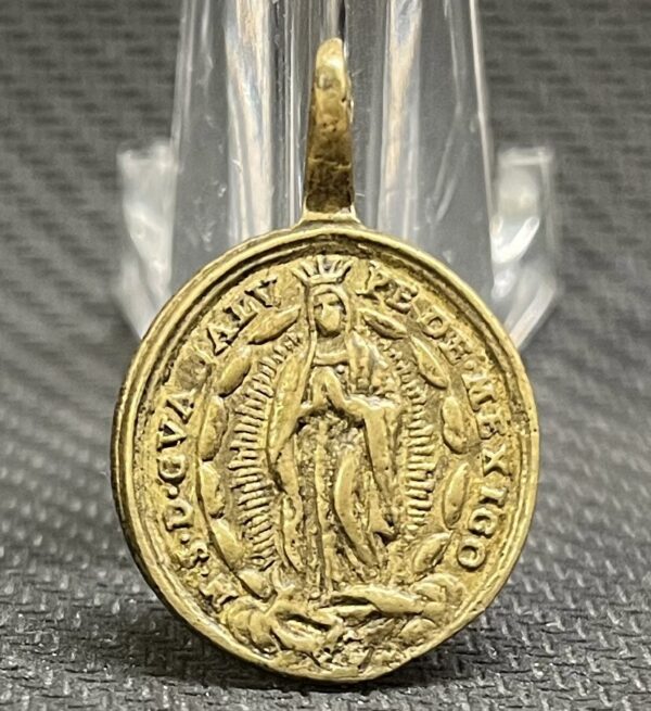 Mexico Century XVIII Our Lady of Guadalupe of Mexico Benedict Cross super scarce