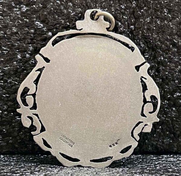 Wonderful artisanal St. Therese silver 13 grams amazing details on edge - Image 2