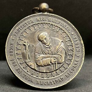 by Kissing, Menden Spain 1920´ St. Alphonsus & Mary Help of Christians old medal