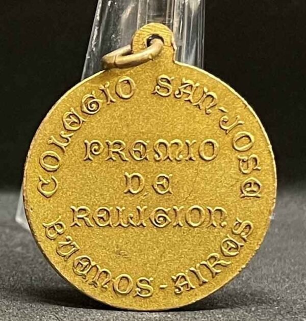 Argentina Saint Joseph wonderful design antique medal - Image 2