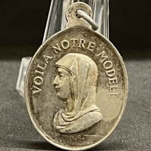 France Guardian Angel, Virgin "Allons au Ciel" "Voila Notre Modele" silver medal