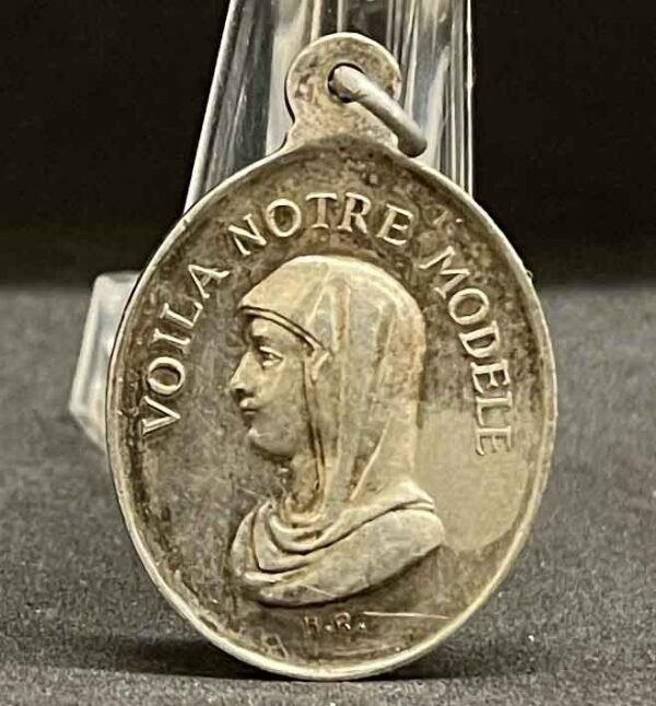 France Guardian Angel, Virgin "Allons au Ciel" "Voila Notre Modele" silver medal
