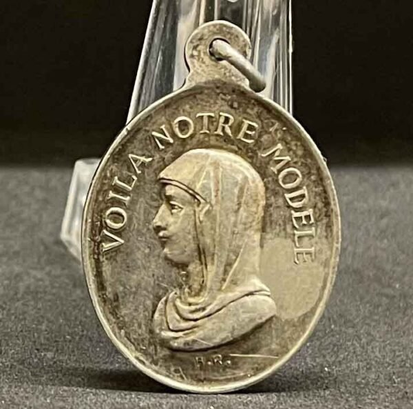 France Guardian Angel, Virgin "Allons au Ciel" "Voila Notre Modele" silver medal - Image 4