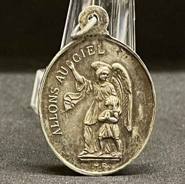 France Guardian Angel, Virgin "Allons au Ciel" "Voila Notre Modele" silver medal - Image 3