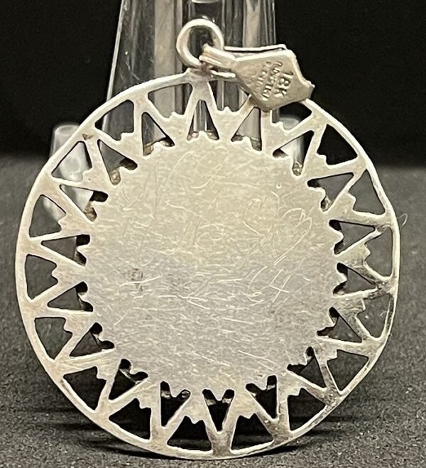 Argentina Circa 1930´ antique Saint Therese of Jesus Child gold, silver & marcasites gorgeous - Image 3