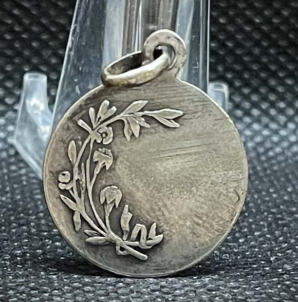 Spain 1920´ antique St. Joseph Art Nouveau catholic medal wonderful charm - Image 3