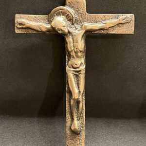 Vintage Cross Crucifix Jesus Christ artisanal style design, unusual, interesting