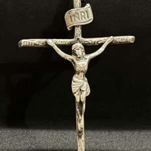Antique silver cross Crucifix Jesus Christ, wonderful piece, excellent condition