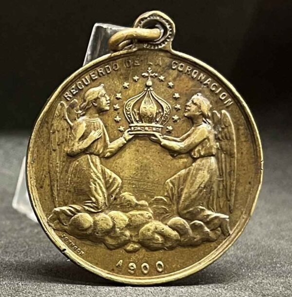 By S. Johnson - Italy 1900 Our Lady of Itati Coronation Souvenir Guardian Angels - Image 6