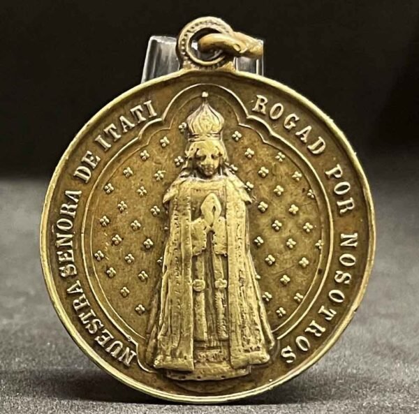 By S. Johnson - Italy 1900 Our Lady of Itati Coronation Souvenir Guardian Angels - Image 3