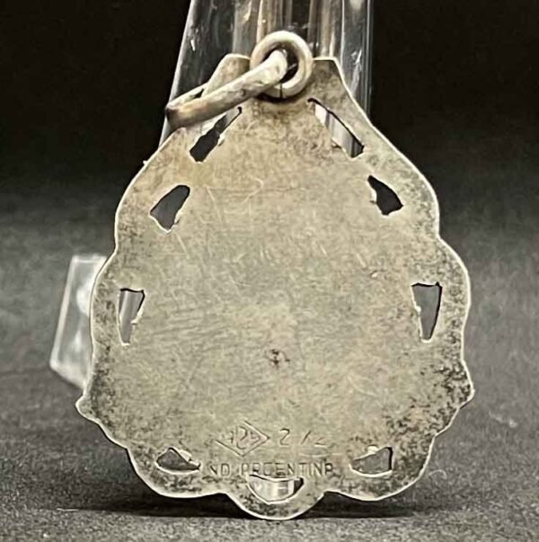 Argentina 1940´ old Virgin Child Girl Artisanal hand made silver "925" catholic - Image 2