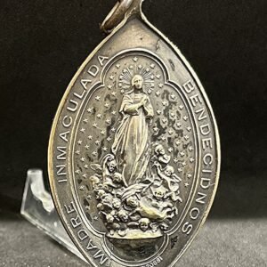 Spain 1910´ antique St Philomene & Immaculate Conception Virgin Art Nouveau