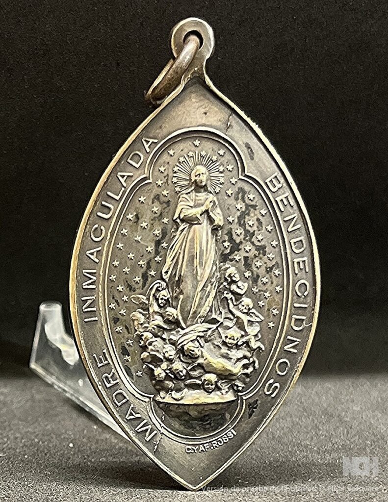 Spain 1910´ antique St Philomene & Immaculate Conception Virgin Art Nouveau